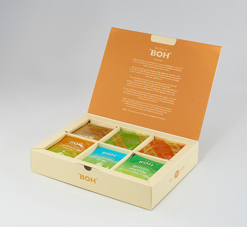Exquisite Boh Tea 6 Assorted Tea Variety Gift Set