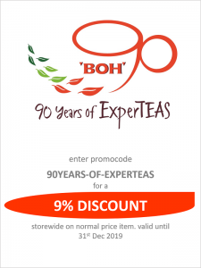9% Discount promocode storewide on BohTea.com