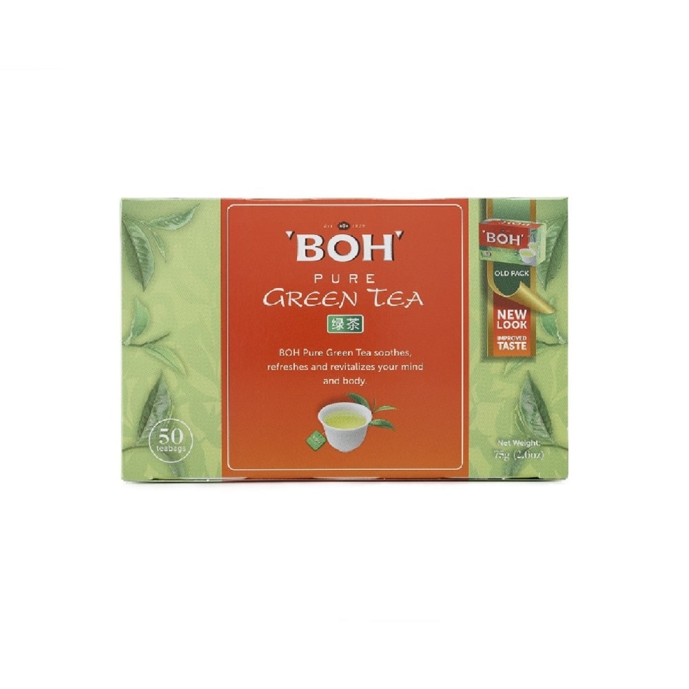 Pure Green Tea 50 Teabags front